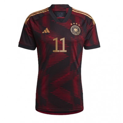 Fotballdrakt Herre Tyskland Mario Gotze #11 Bortedrakt VM 2022 Kortermet